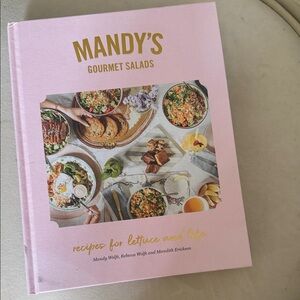 Gourmet Salads Cookbook - Pink Cover